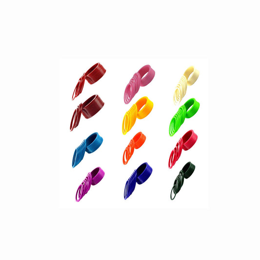 Multi Plain Acrylic Bangle With Extra Large Size  (Pack Of 216) (sku-ban2011)