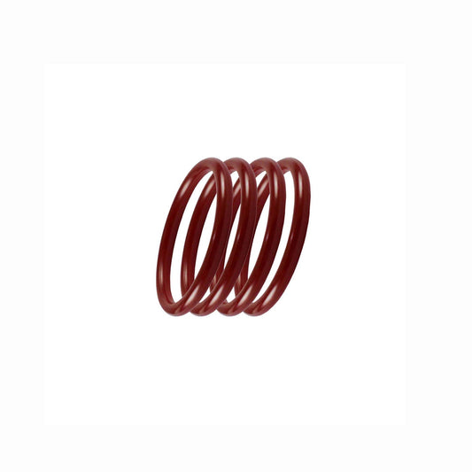 Red Plain Acrylic Bangle With Very Extra Large Size  (Pack Of 4) (sku-ban2319)