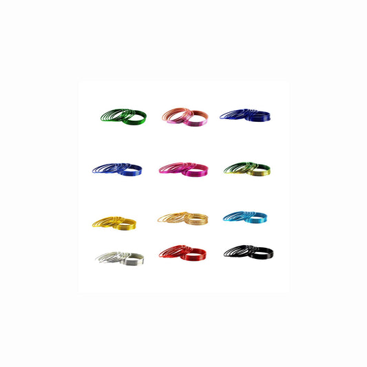 Multi Plain Brass Bangle (Pack Of 144) (sku-ban2326)