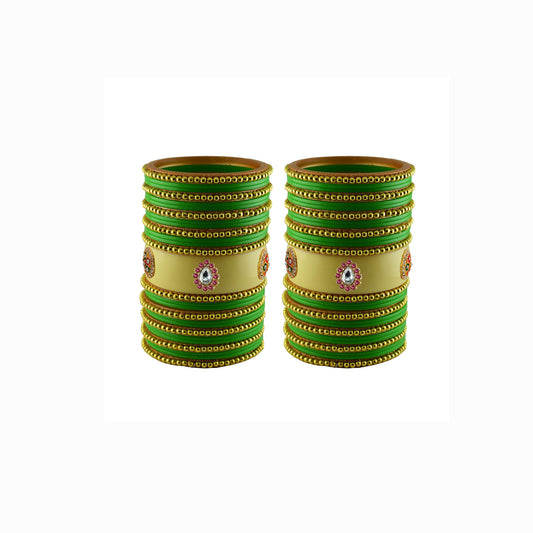 Multi Moti Stud Acrylic Bangle With Very Extra Large Size Pack Of-54 (sku-ban24230)