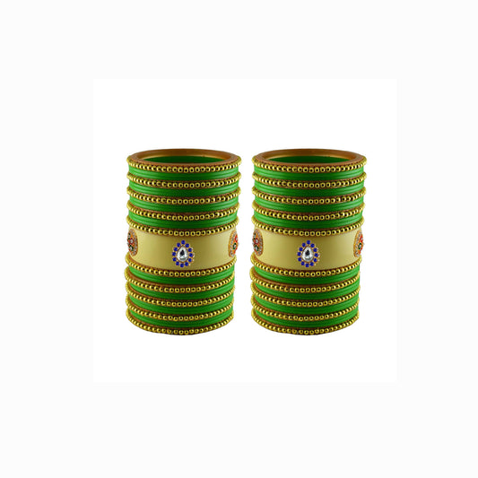 Multi Moti Stud Acrylic Bangle With Very Extra Large Size Pack Of-54 (sku-ban24231)