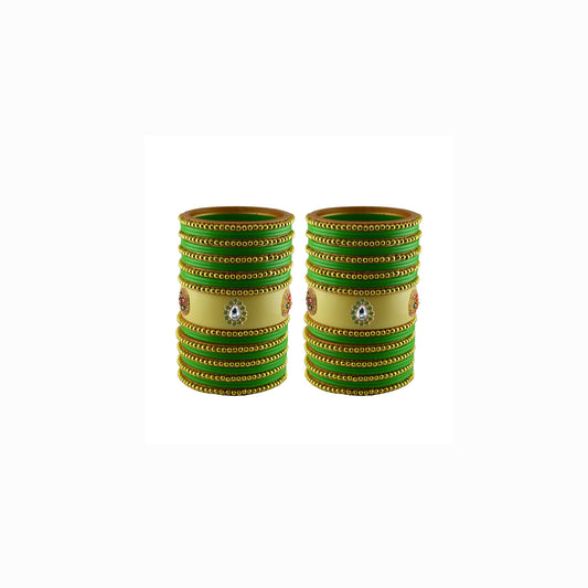 Multi Moti Stud Acrylic Bangle With Very Extra Large Size Pack Of-54 (sku-ban24232)