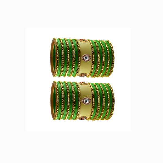 Multi Moti Stud Acrylic Bangle With Very Extra Large Size Pack Of-54 (sku-ban24233)