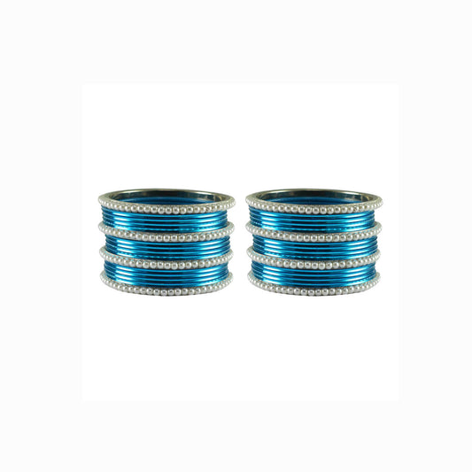 Firozi Moti Brass Bangle (Pack Of 32) (sku-ban2906)