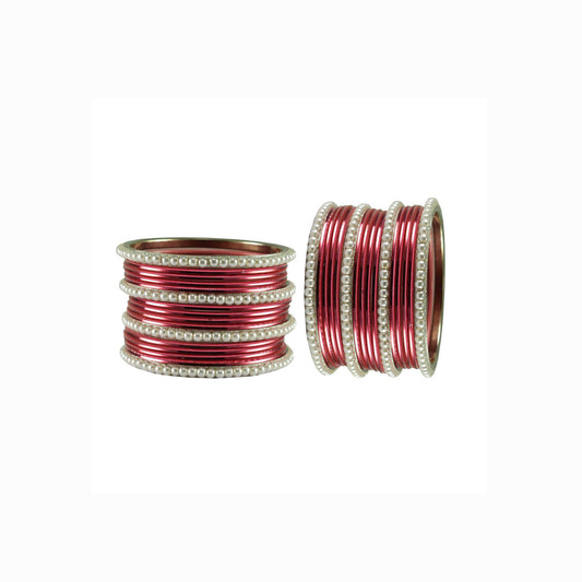 Pich Moti Brass Bangle (Pack Of 32) (sku-ban2912)