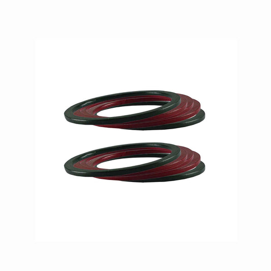Pure Lakh Traditional Hinglu Rajasthani bangle (Pack Of 10) (sku-ban3033)