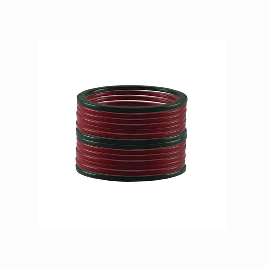 Pure Lakh Traditional Hinglu Rajasthani bangle (Pack Of 14) (sku-ban3034)