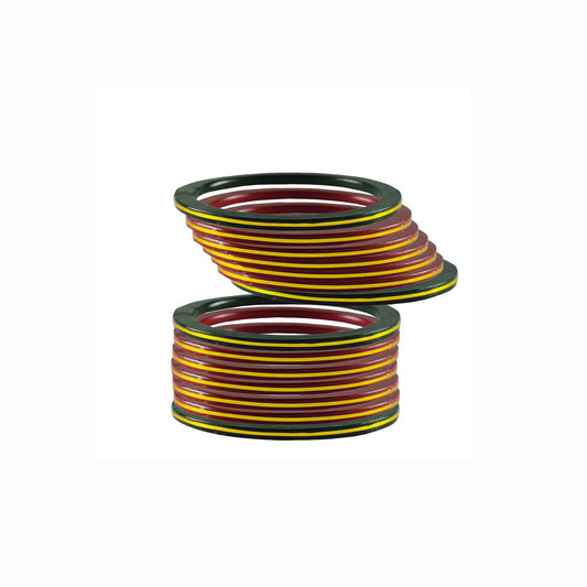 Pure Lakh Traditional Patri Hinglu Rajasthani bangle (Pack Of 14) (sku-ban3050)