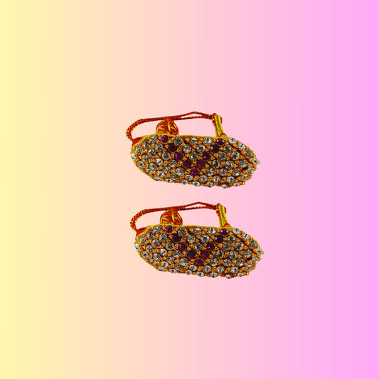 Rajasthani Golden Pochi Pack Of-6 size free (sku-retban3393)