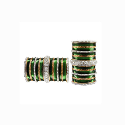 Multi Moti Brass Bangle (Pack Of 82) (sku-ban3440)