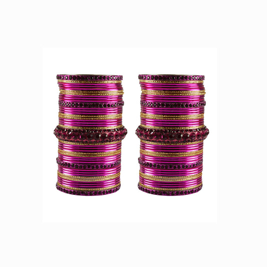 Multi stone Brass Bangle (Pack Of 82) (sku-ban3445)