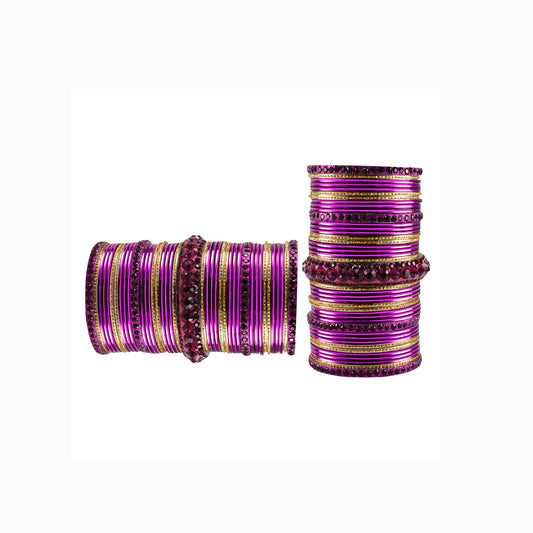 Multi stone Brass Bangle (Pack Of 82) (sku-ban3447)