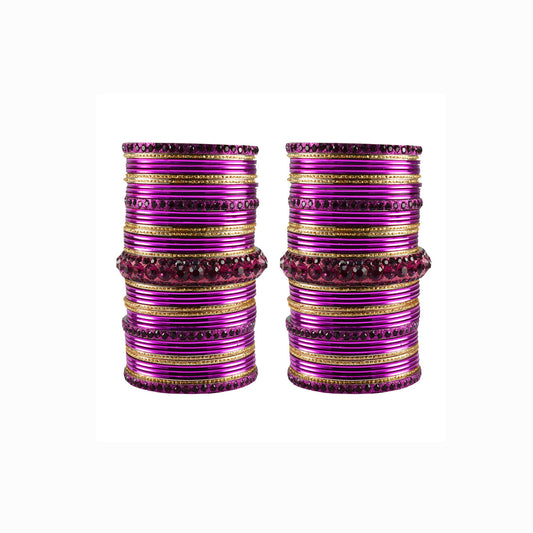 Multi stone Brass Bangle (Pack Of 82) (sku-ban3447)