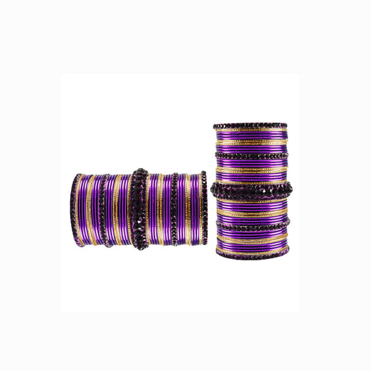 Multi stone Brass Bangle (Pack Of 82) (sku-ban3457)