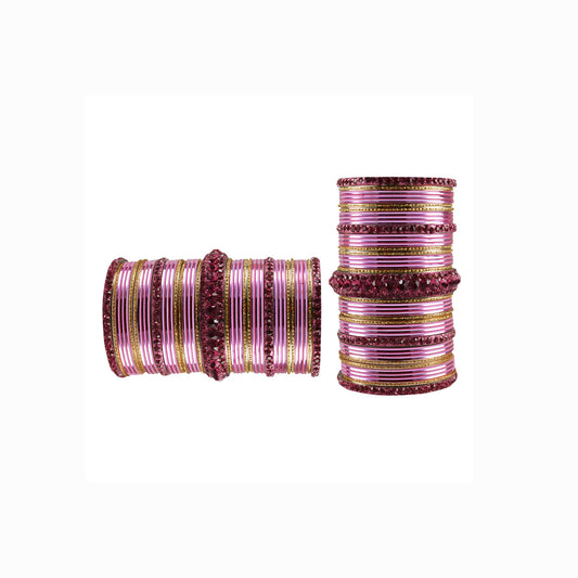 Multi stone Brass Bangle (Pack Of 82) (sku-ban3459)