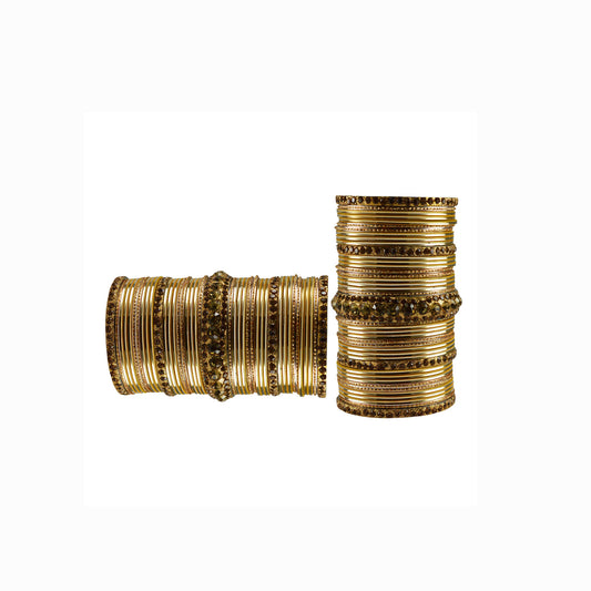 Multi stone Brass Bangle (Pack Of 82) (sku-ban3461)