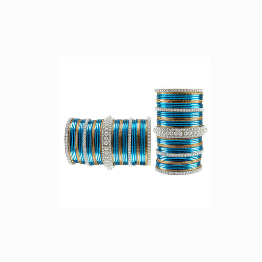 Multi Moti Brass Bangle (Pack Of 82) (sku-ban3466)