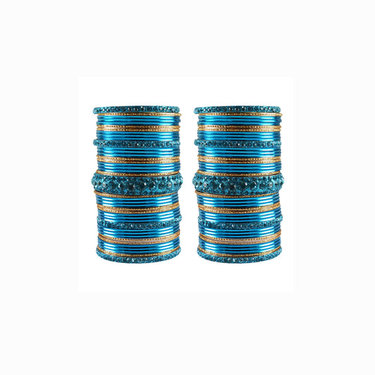 Multi stone Brass Bangle (Pack Of 82) (sku-ban3467)