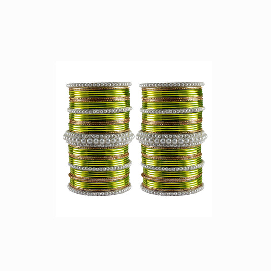 Multi Moti Brass Bangle (Pack Of 82) (sku-ban3468)