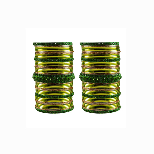 Multi stone Brass Bangle (Pack Of 82) (sku-ban3469)