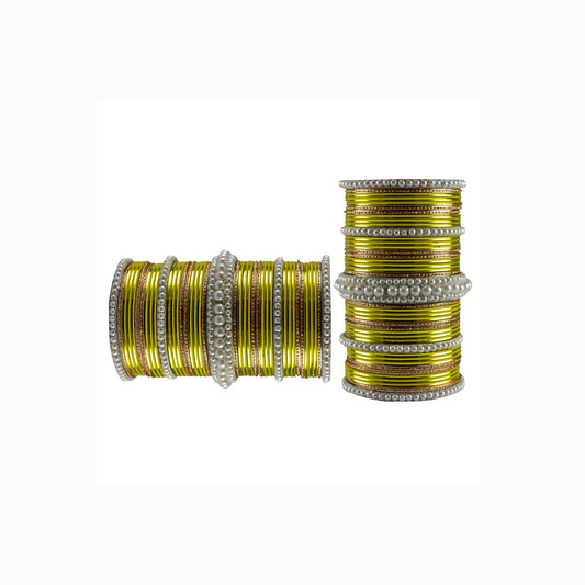 Multi Moti Brass Bangle (Pack Of 82) (sku-ban3471)
