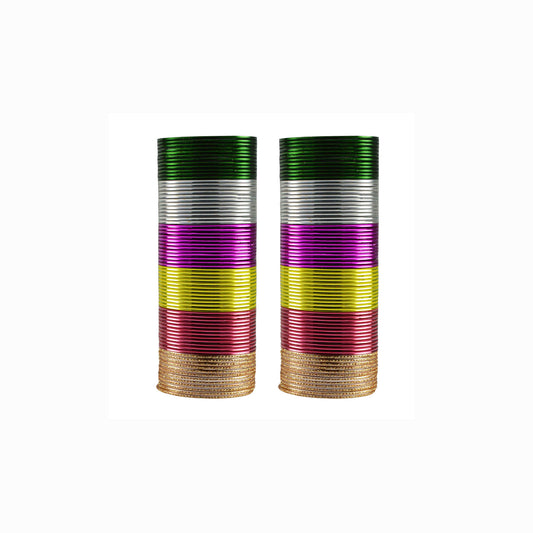 Multi Plain Metal Bangle (Pack Of 144) (sku-ban3475)