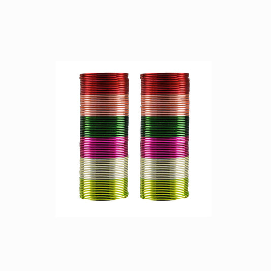 Multi Plain Metal Bangle (Pack Of 144) (sku-ban3476)