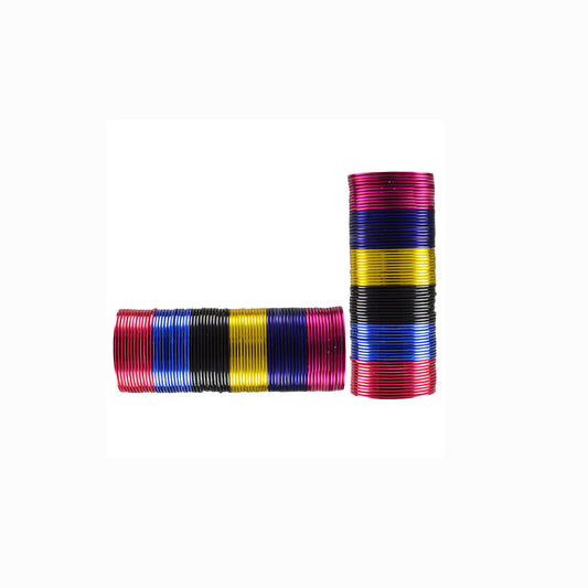Multi Plain Metal Bangle (Pack Of 144) (sku-ban3478)
