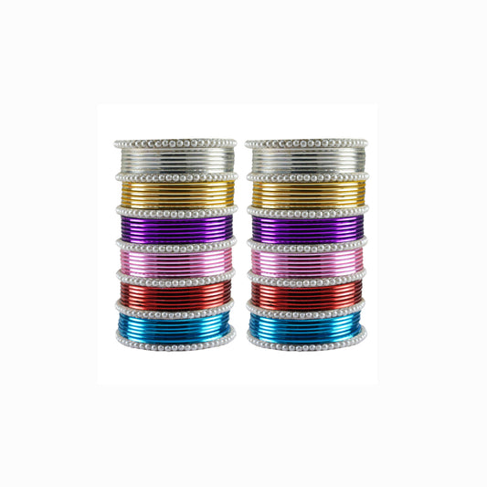 Multi Moti Brass Bangle (Pack Of 86) (sku-ban3480)