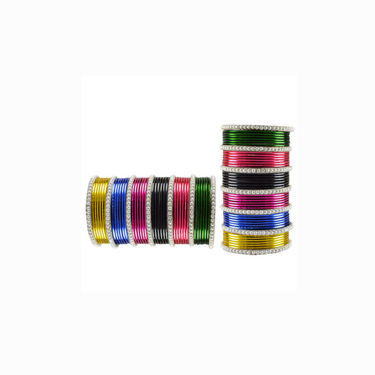 Multi Moti Brass Bangle (Pack Of 86) (sku-ban3482)
