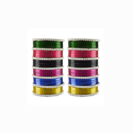 Multi Moti Brass Bangle (Pack Of 86) (sku-ban3482)