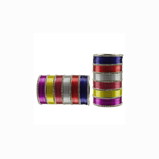 Multi stone Brass Bangle (Pack Of 86) (sku-ban3483)