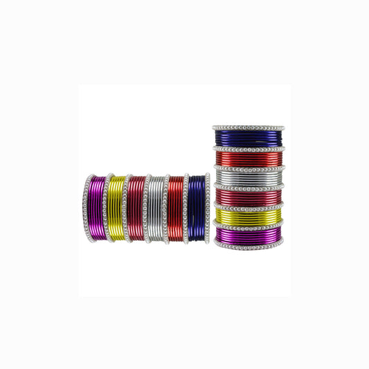 Multi Moti Brass Bangle (Pack Of 86) (sku-ban3484)