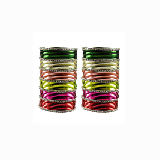Multi stone Brass Bangle (Pack Of 86) (sku-ban3485)