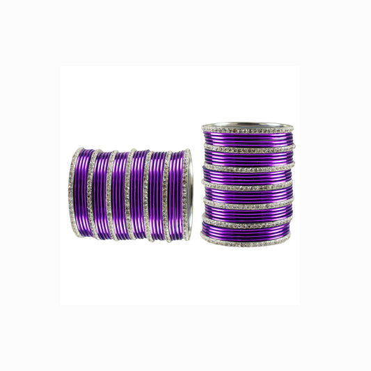Jamani stone Brass Bangle (Pack Of 62) (sku-ban3489)