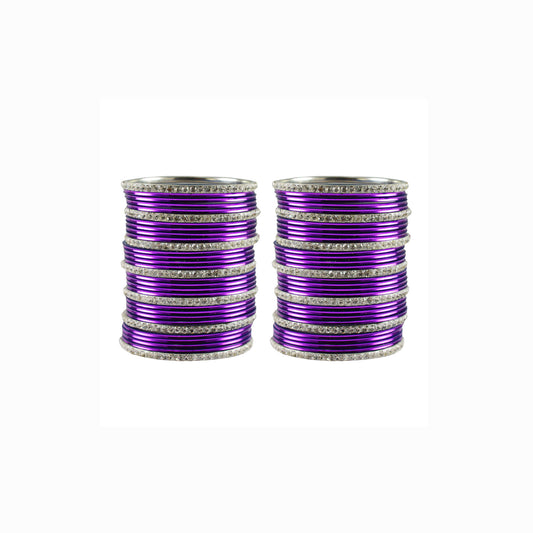 Jamani stone Brass Bangle (Pack Of 62) (sku-ban3489)