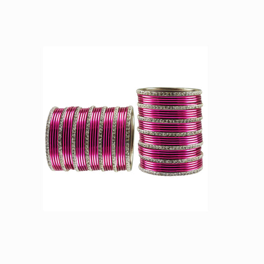 Rani stone Brass Bangle (Pack Of 62) (sku-ban3509)