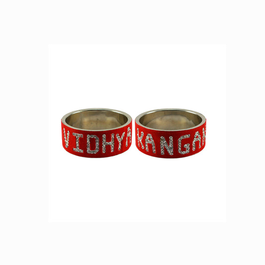 Print Your Name on Brass Bangle (Pack Of 2) (sku-ban5437)