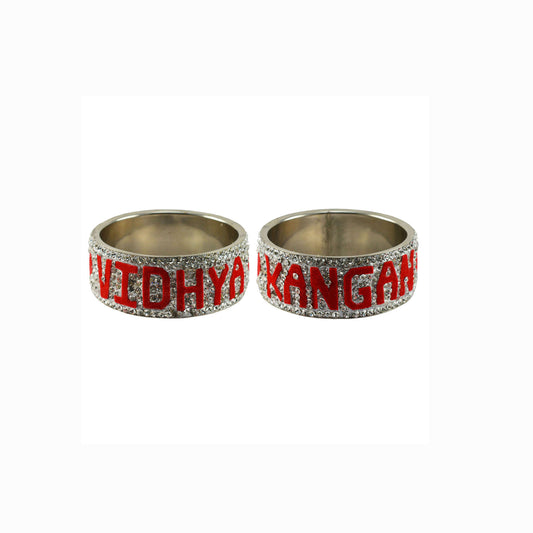 Print Your Name on Brass Bangle (Pack Of 2) (sku-ban5448)