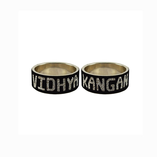 Print Your Name on Brass Bangle (Pack Of 2) (sku-ban5530)