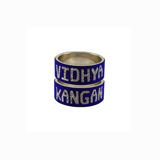 Print Your Name on Brass Bangle (Pack Of 2) (sku-ban5532)
