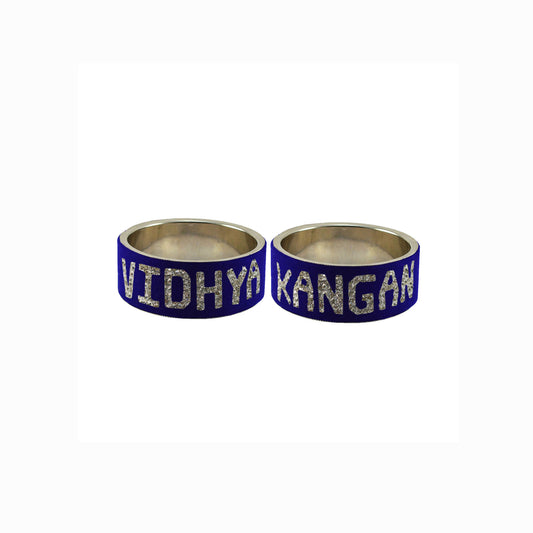Print Your Name on Brass Bangle (Pack Of 2) (sku-ban5532)
