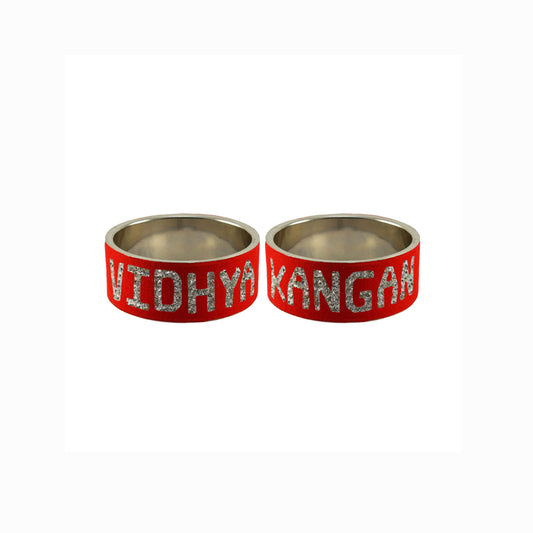 Print Your Name on Brass Bangle (Pack Of 2) (sku-ban5533)