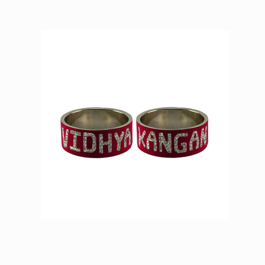 Print Your Name on Brass Bangle (Pack Of 2) (sku-ban5534)