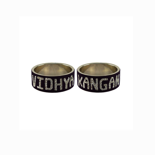 Print Your Name on Brass Bangle (Pack Of 2) (sku-ban5535)