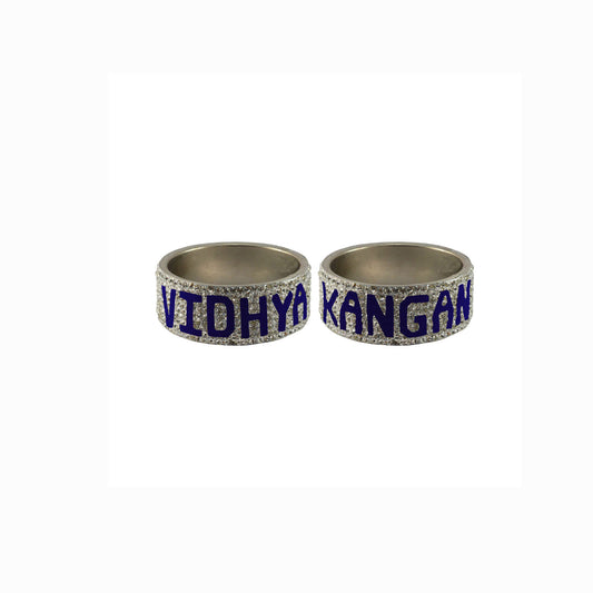 Print Your Name on Brass Bangle (Pack Of 2) (sku-ban5544)