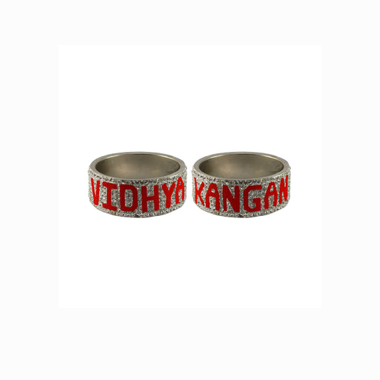 Print Your Name on Brass Bangle (Pack Of 2) (sku-ban5545)