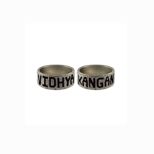 Print Your Name on Brass Bangle (Pack Of 2) (sku-ban5547)