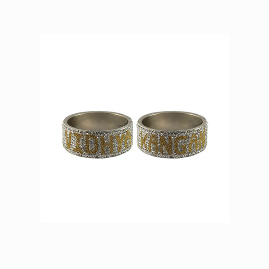 Print Your Name on Brass Bangle (Pack Of 2) (sku-ban5550)