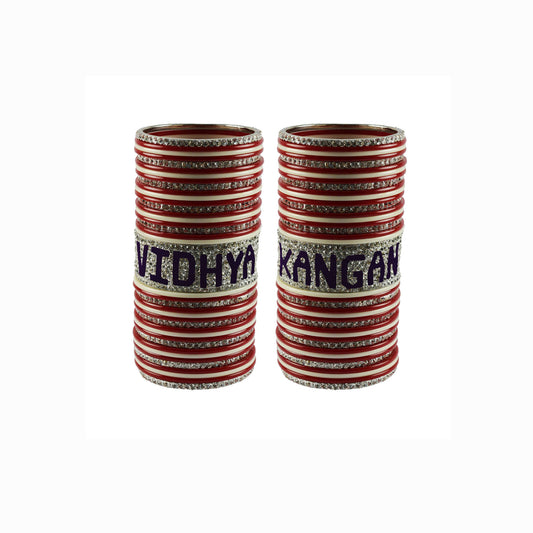 Print Your Name on Brass Bangle Set (Pack Of 78) (sku-ban5552)